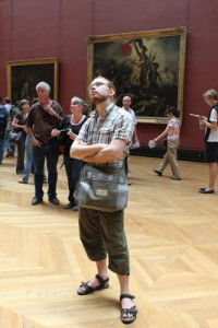 Man kan se konst på Louvren!